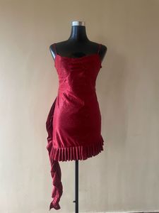 Customised Red Sparkle Party Dress