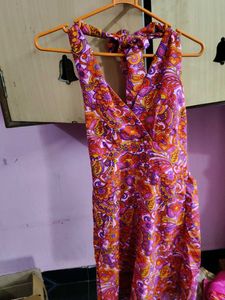 Floral Halter Dress