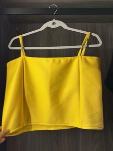 Yellow Crop Top