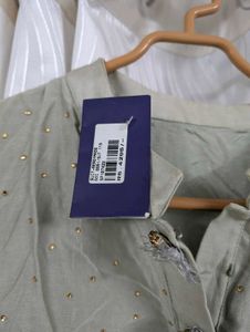 New Grey Festive Kurti