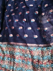 Katan Silk With Jari Work