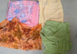 Set of 4 dupatta brand new +1 As Freebie