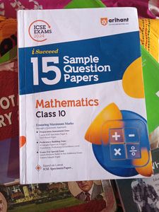 Arihant Question Bank 15 Sample Paper Class 10 Ics