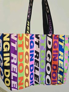 H&amp;M Colorful Graphic Tote Bag