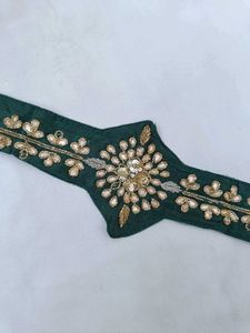 Green Organza Saree