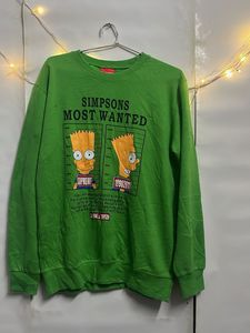 Vintage Simpsons 'Most Wanted' Graphic Sweatshirt