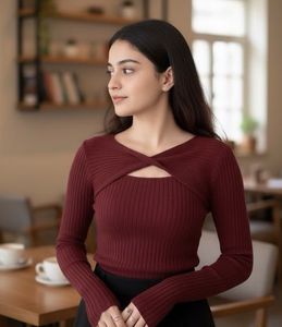 Chic Cutout Knit Top