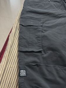 Grey Cargo Pants
