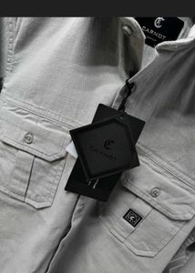 Carnot Premium Gray Casual Shirt
