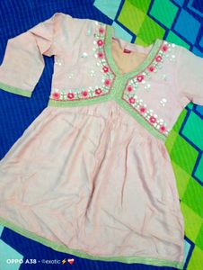 Alia Cut Peplum Top With Sharara