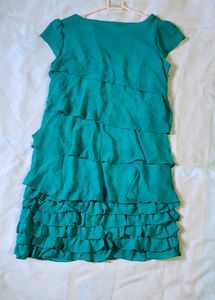 Green Ruffled Dress