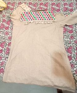 Absolutely New Stylish Beige Co-ord Set