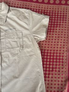 Casual Cargo Button-Down Shirt