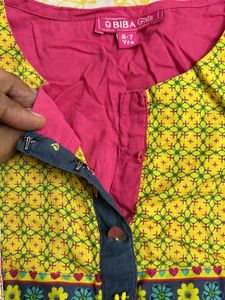 Biba Girls Kurta Set( 3 Piece)