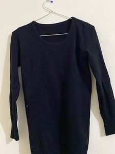 Black Woollen Top