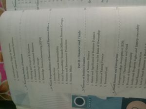 Business Studies For Class XI