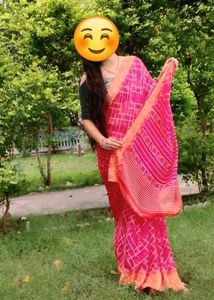 Elegant Pink Saree