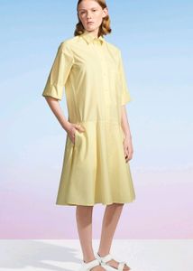 Uniqlo U Dropped Waist 3/4 Sleeve Shirt Dress