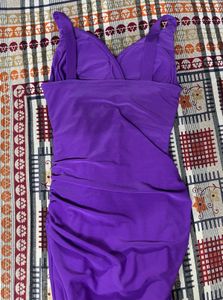 Elegant Purple Evening Gown