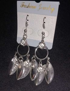 Dangling Silver Earrings