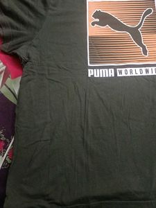 Puma Worldwide Olive Tee