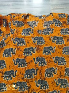 Elephant Print Top