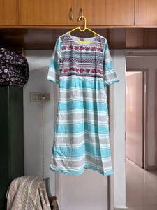 “Vishudh” Floral No Slit Kurta