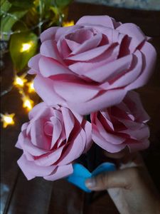 Pink Paper Rose (Any Colour Rose Is Available)
