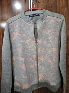 Grey And Pink Jacket