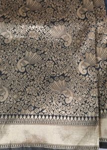 Black Banarasi Silk Saree....