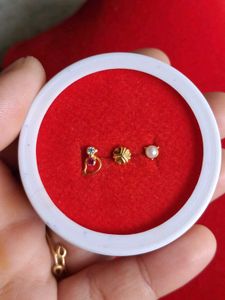 Nose Pins (Set of 3) Gold NosePin