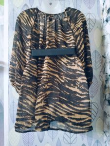 Dress Lebra Print Without Balt