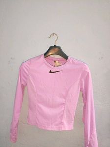 Pink Nike Long Sleeve Top