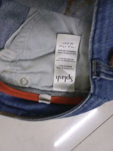 Blue Denim Capri Jeans