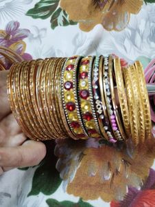 Combo 4 Set Golden Bangles