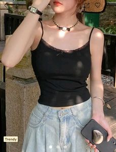 Cute Black Cami Top
