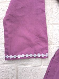 Lavender Short Kurti🪻