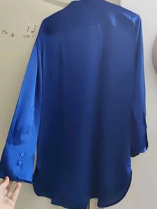 Marks And Spencer Blue Formal  Shirt