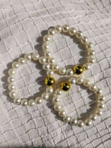 Pearls and Gold Bracelet
