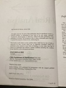 Methods Of Real Analysis By Richard R Goldberg