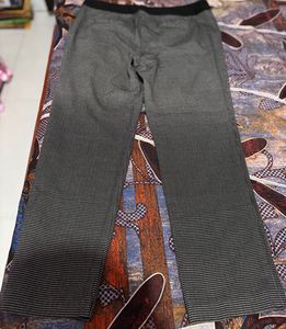 Stylish Grey Patterned Pants