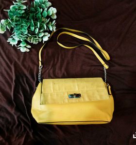 yellow stylish bag