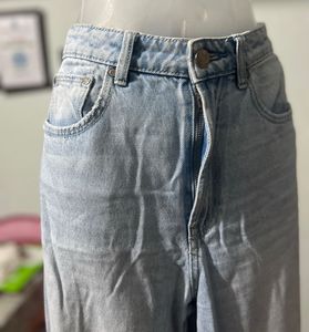 Long Straight Fit Denim