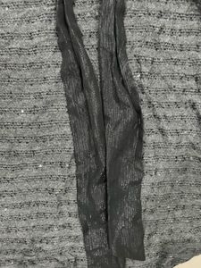 Elegant Gray Long Sleeve Top