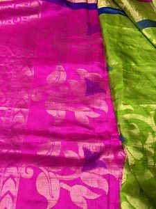 Soft Silk Green Saree