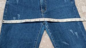 Blue Distressed Jeans