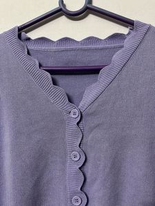 Urbanic Lavender Knit Crop Top