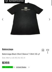 Balenciaga BB Mode Black Cotton Tshirt