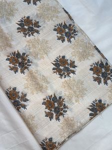4 Meter Floral Printed Fabric