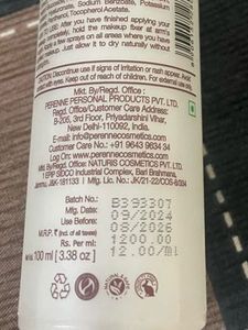 Perenne Makeup Setting Spray